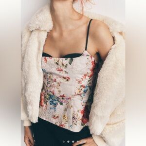 Maeve Jacquard Peekaboo Tank Top, size Medium, NWT, Anthropologie